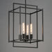 Myhouse Lighting Maxim - 10412BK - Four Light Pendant - Gridline - Black