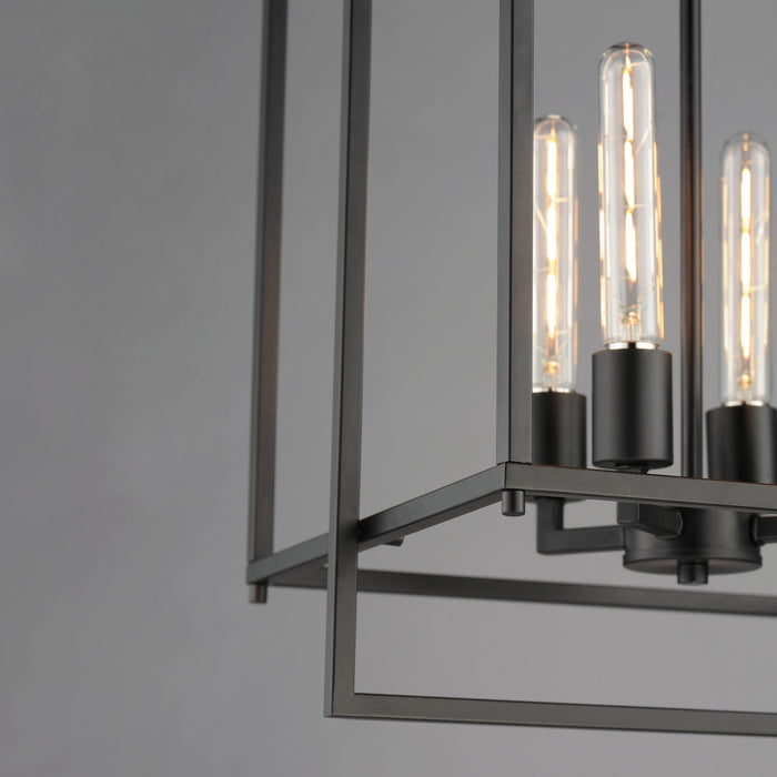 Myhouse Lighting Maxim - 10412BK - Four Light Pendant - Gridline - Black