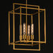 Myhouse Lighting Maxim - 10412NAB - Four Light Pendant - Gridline - Natural Aged Brass