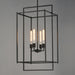 Myhouse Lighting Maxim - 10413BK - Four Light Pendant - Gridline - Black