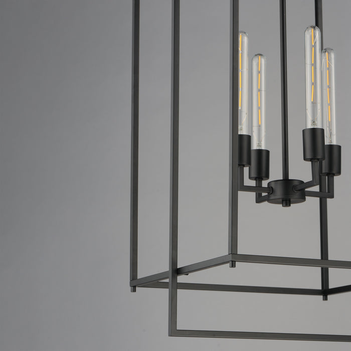 Myhouse Lighting Maxim - 10413BK - Four Light Pendant - Gridline - Black