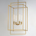 Myhouse Lighting Maxim - 10413NAB - Four Light Pendant - Gridline - Natural Aged Brass