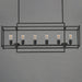 Myhouse Lighting Maxim - 10416BK - Six Light Linear Pendant - Gridline - Black