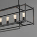 Myhouse Lighting Maxim - 10416BK - Six Light Linear Pendant - Gridline - Black