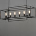 Myhouse Lighting Maxim - 10416BK - Six Light Linear Pendant - Gridline - Black