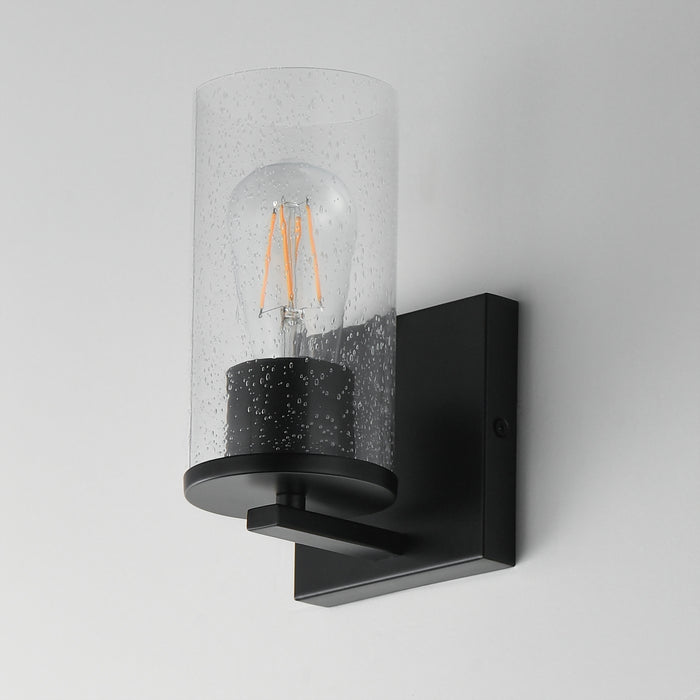 Myhouse Lighting Maxim - 10461CDBK - One Light Wall Sconce - Livingston - Black