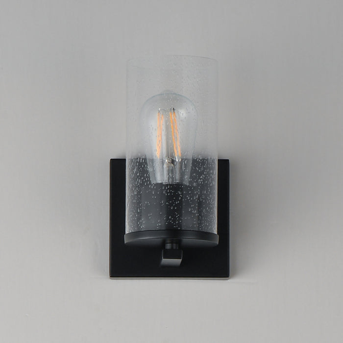 Myhouse Lighting Maxim - 10461CDBK - One Light Wall Sconce - Livingston - Black