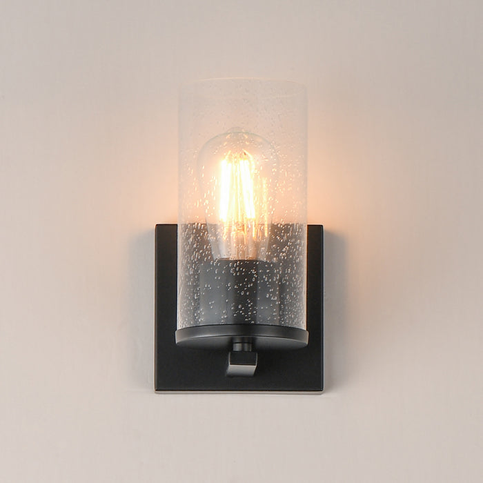 Myhouse Lighting Maxim - 10461CDBK - One Light Wall Sconce - Livingston - Black