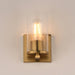 Myhouse Lighting Maxim - 10461CDNAB - One Light Wall Sconce - Livingston - Natural Aged Brass