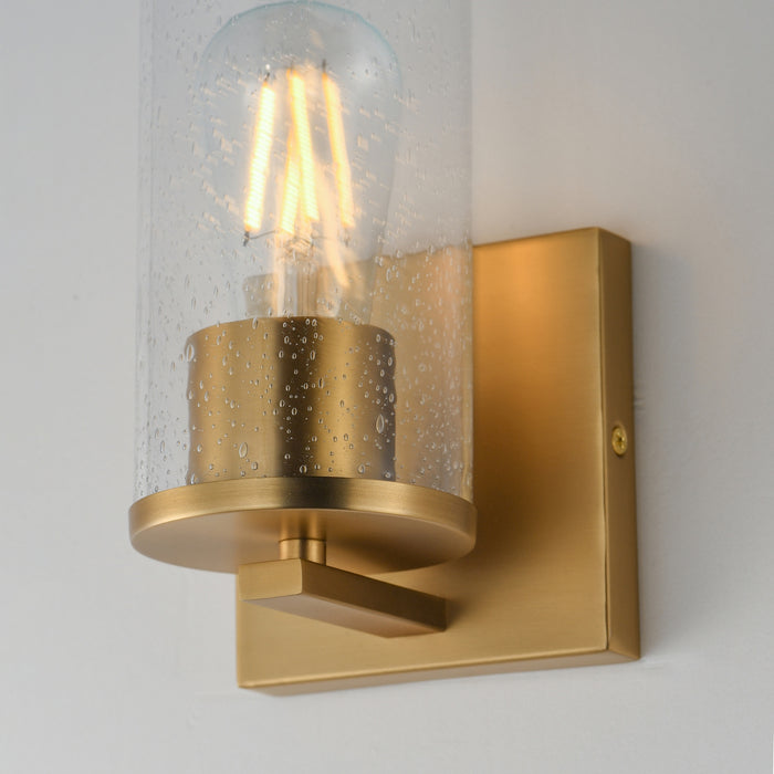 Myhouse Lighting Maxim - 10461CDNAB - One Light Wall Sconce - Livingston - Natural Aged Brass