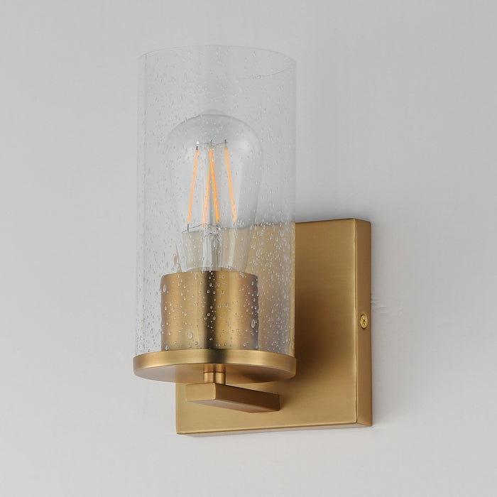 Myhouse Lighting Maxim - 10461CDNAB - One Light Wall Sconce - Livingston - Natural Aged Brass