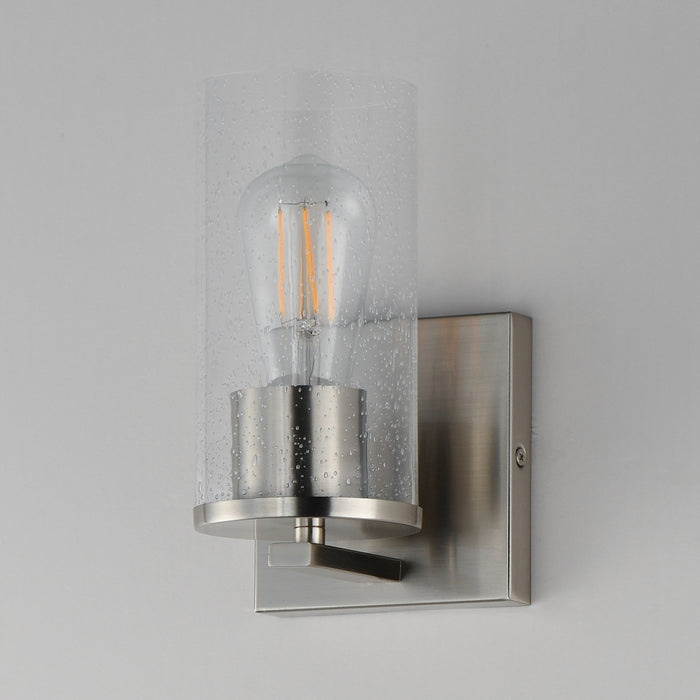 Myhouse Lighting Maxim - 10461CDSN - One Light Wall Sconce - Livingston - Satin Nickel