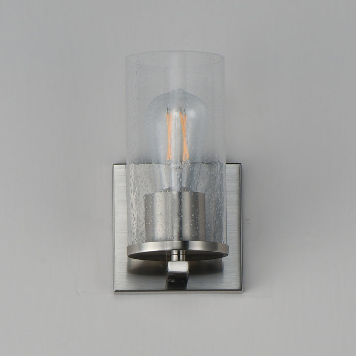 Myhouse Lighting Maxim - 10461CDSN - One Light Wall Sconce - Livingston - Satin Nickel