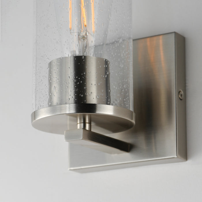 Myhouse Lighting Maxim - 10461CDSN - One Light Wall Sconce - Livingston - Satin Nickel