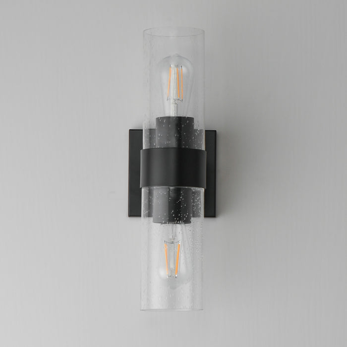 Myhouse Lighting Maxim - 10462CDBK - Two Light Wall Sconce - Livingston - Black
