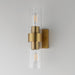 Myhouse Lighting Maxim - 10462CDNAB - Two Light Wall Sconce - Livingston - Natural Aged Brass