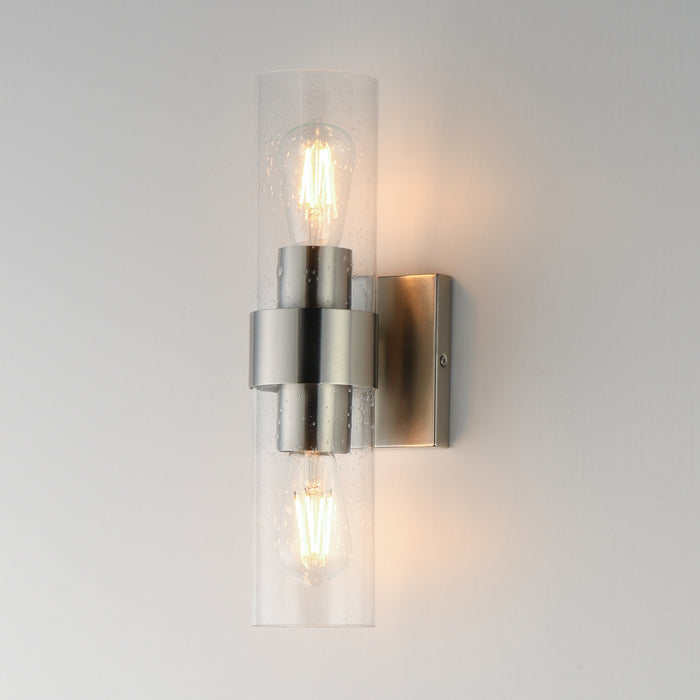 Myhouse Lighting Maxim - 10462CDSN - Two Light Wall Sconce - Livingston - Satin Nickel