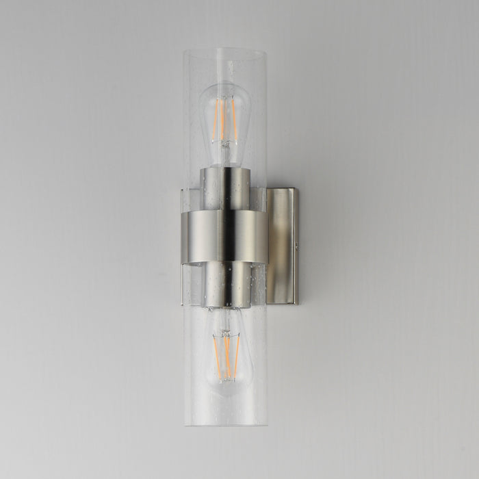 Myhouse Lighting Maxim - 10462CDSN - Two Light Wall Sconce - Livingston - Satin Nickel