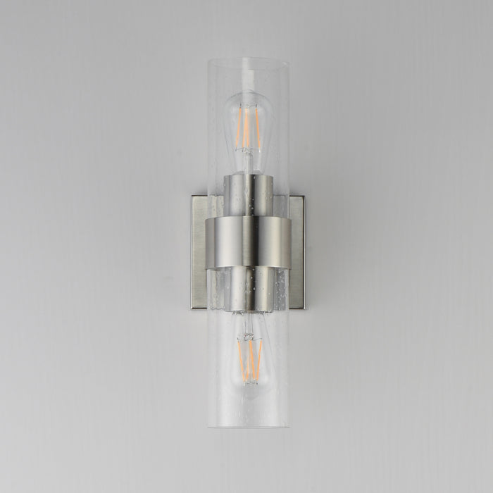 Myhouse Lighting Maxim - 10462CDSN - Two Light Wall Sconce - Livingston - Satin Nickel