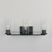 Myhouse Lighting Maxim - 10463CDBK - Three Light Bath Vanity - Livingston - Black