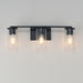 Myhouse Lighting Maxim - 10463CDBK - Three Light Bath Vanity - Livingston - Black