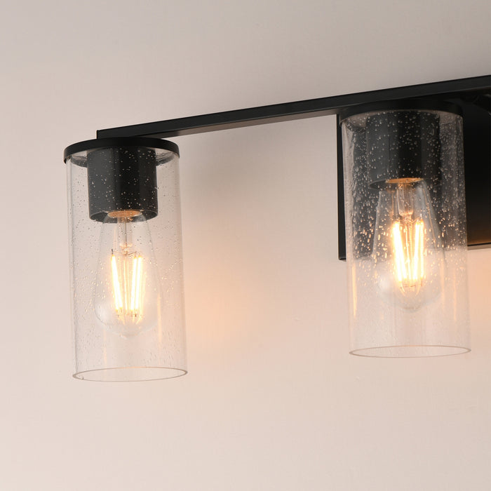 Myhouse Lighting Maxim - 10463CDBK - Three Light Bath Vanity - Livingston - Black