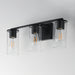 Myhouse Lighting Maxim - 10463CDBK - Three Light Bath Vanity - Livingston - Black