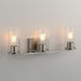 Myhouse Lighting Maxim - 10463CDSN - Three Light Bath Vanity - Livingston - Satin Nickel