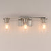 Myhouse Lighting Maxim - 10463CDSN - Three Light Bath Vanity - Livingston - Satin Nickel