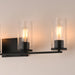 Myhouse Lighting Maxim - 10464CDBK - Four Light Bath Vanity - Livingston - Black