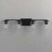 Myhouse Lighting Maxim - 10464CDBK - Four Light Bath Vanity - Livingston - Black