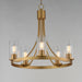 Myhouse Lighting Maxim - 10465CDNAB - Five Light Chandelier - Livingston - Natural Aged Brass