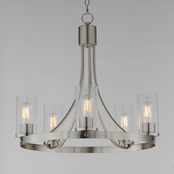 Myhouse Lighting Maxim - 10465CDSN - Five Light Chandelier - Livingston - Satin Nickel