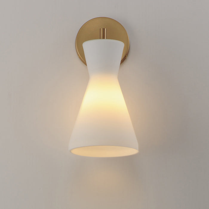 Myhouse Lighting Maxim - 11450SWNAB - One Light Wall Sconce - Sinch - Natural Aged Brass