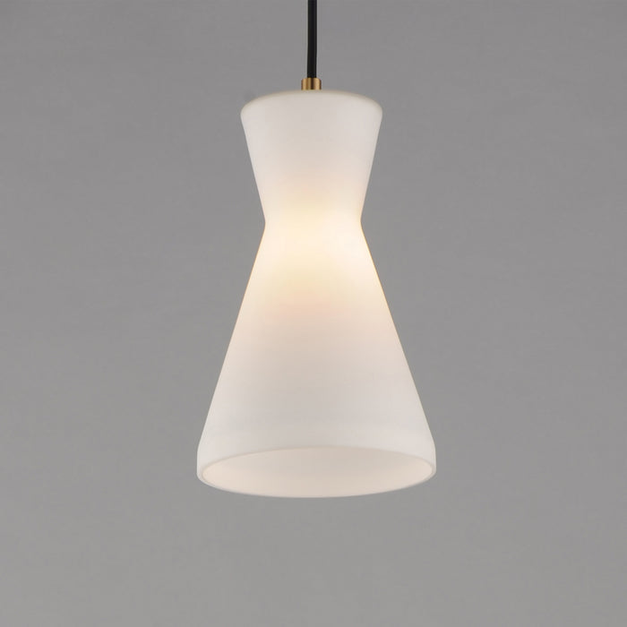 Myhouse Lighting Maxim - 11451SWNAB - One Light Pendant - Sinch - Natural Aged Brass