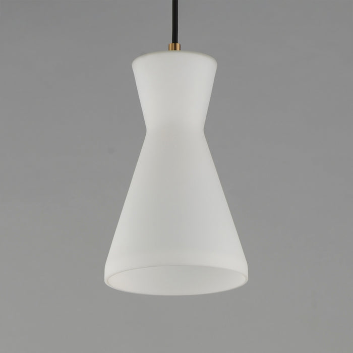 Myhouse Lighting Maxim - 11451SWNAB - One Light Pendant - Sinch - Natural Aged Brass