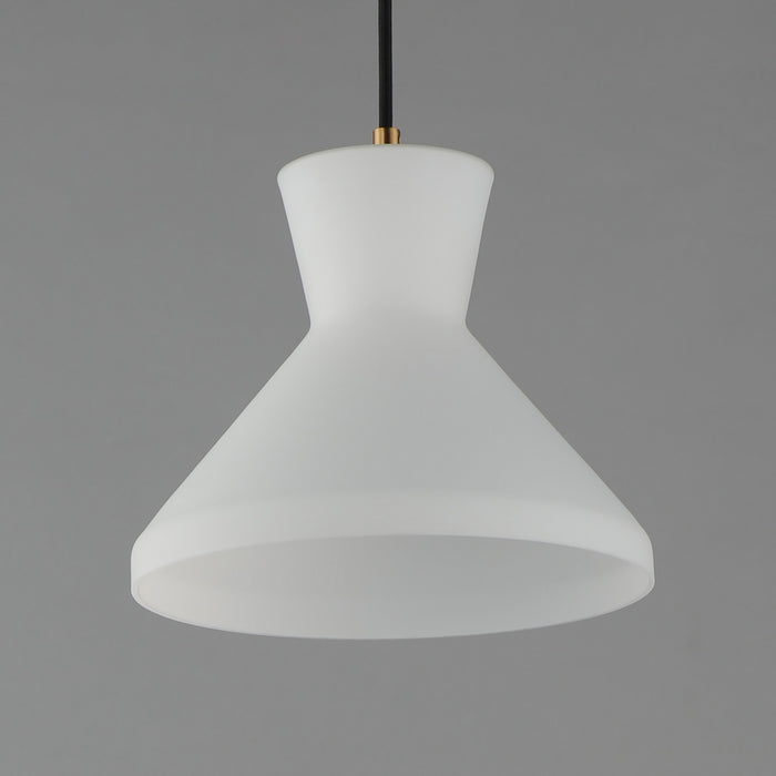 Myhouse Lighting Maxim - 11452SWNAB - One Light Pendant - Sinch - Natural Aged Brass