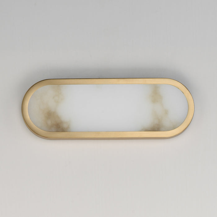 Myhouse Lighting Maxim - 18231WANAB - LED Wall Sconce - Plinth - Natural Aged Brass
