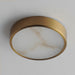 Myhouse Lighting Maxim - 18210WANAB - LED Flush Mount - Slab - Natural Aged Brass