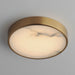 Myhouse Lighting Maxim - 18212WANAB - LED Flush Mount - Slab - Natural Aged Brass