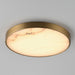 Myhouse Lighting Maxim - 18216WANAB - LED Flush Mount - Slab - Natural Aged Brass