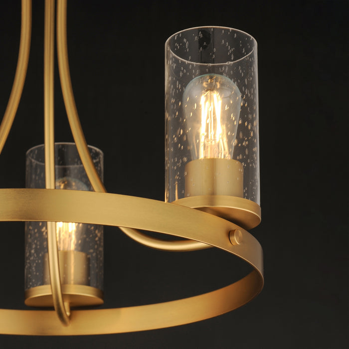 Myhouse Lighting Maxim - 10467CDNAB - Three Light Chandelier - Livingston - Natural Aged Brass