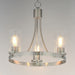 Myhouse Lighting Maxim - 10467CDSN - Three Light Chandelier - Livingston - Satin Nickel