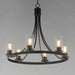 Myhouse Lighting Maxim - 10466CDBK - Six Light Chandelier - Livingston - Black