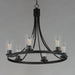 Myhouse Lighting Maxim - 10466CDBK - Six Light Chandelier - Livingston - Black