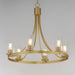 Myhouse Lighting Maxim - 10466CDNAB - Six Light Chandelier - Livingston - Natural Aged Brass