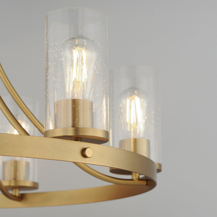Myhouse Lighting Maxim - 10466CDNAB - Six Light Chandelier - Livingston - Natural Aged Brass