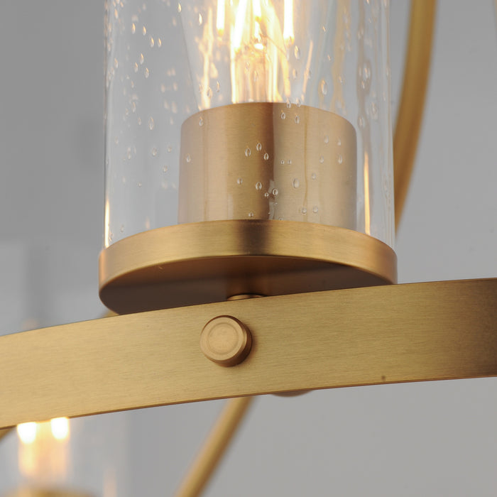 Myhouse Lighting Maxim - 10466CDNAB - Six Light Chandelier - Livingston - Natural Aged Brass