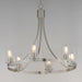 Myhouse Lighting Maxim - 10466CDSN - Six Light Chandelier - Livingston - Satin Nickel