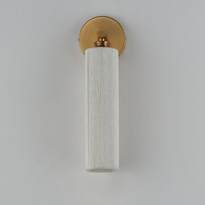Myhouse Lighting Maxim - 12851NAB - One Light Wall Sconce - Aveline - Natural Aged Brass
